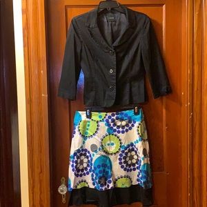 Blazer Skirt Set